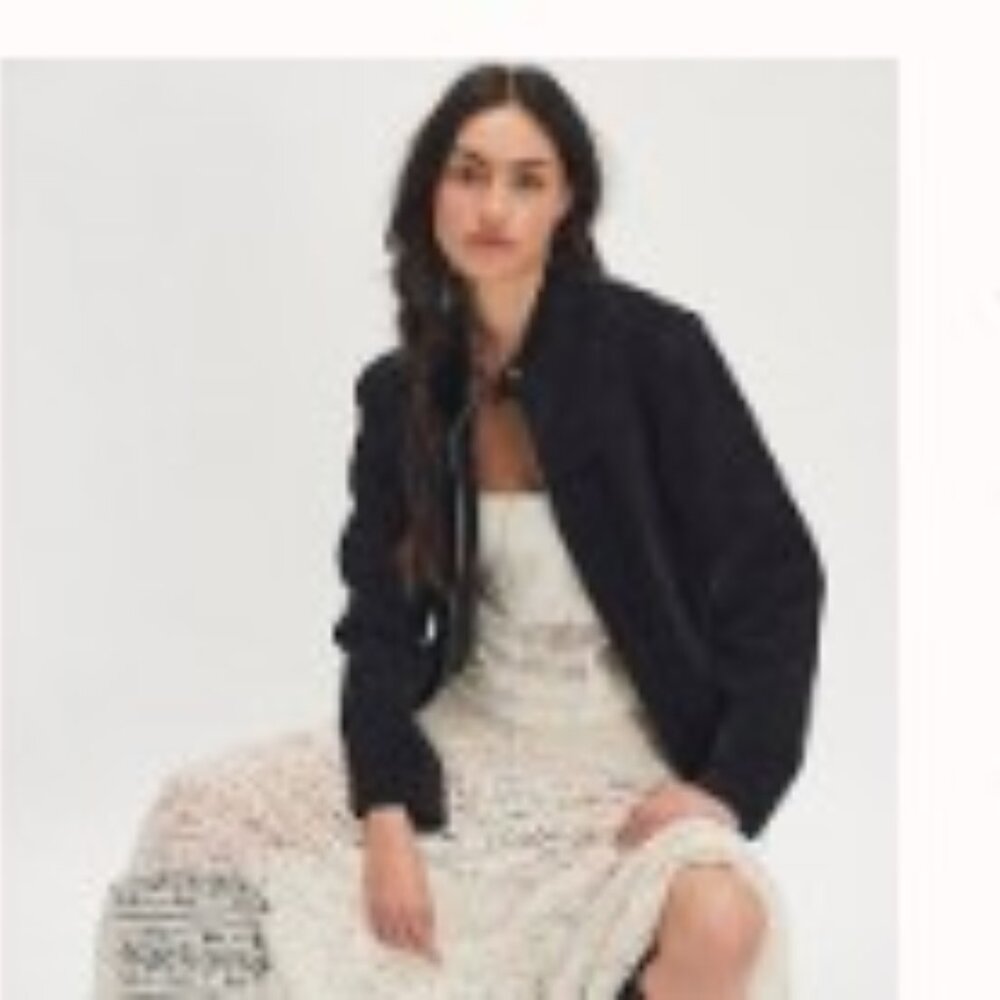 Free People Understated Leather Looker Jacket